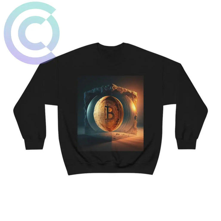 4Th Dimension Of Bitcoin Sweatshirt S / Black