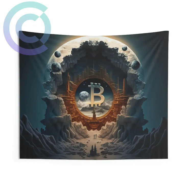 4Th Epoch Of Bitcoin Wall Tapestry 60 × 50 Home Decor