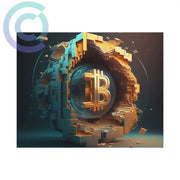4Th Sphere Of Bitcoin Poster 14 X 11 (Horizontal) / Uncoated