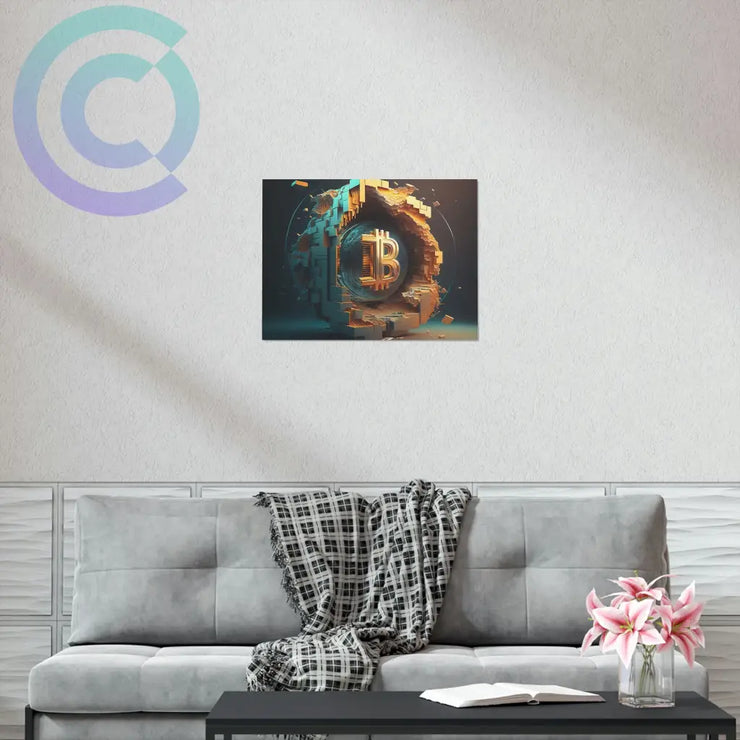 4Th Sphere Of Bitcoin Poster