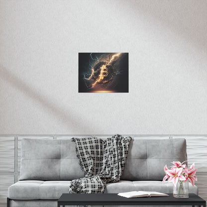 Bitcoin Lightning Poster