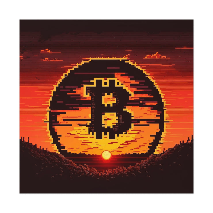 8 BitsCoin Poster