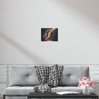 Bitcoin Lightning Poster
