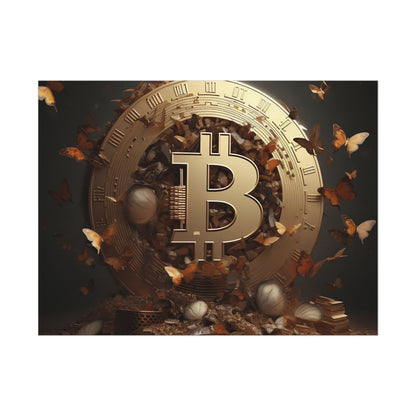 Bitcoin Metamorphosis Poster