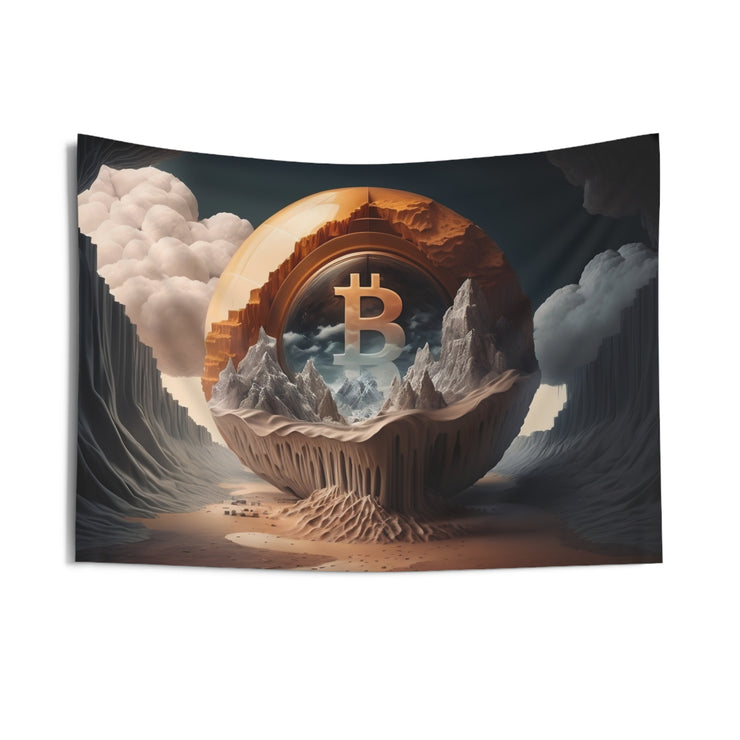4th Orb of Bitcoin Wall Tapestry