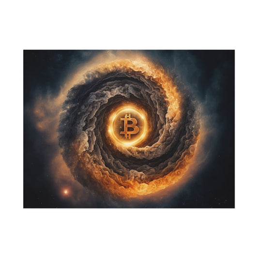 Bitcoin Galaxy Poster