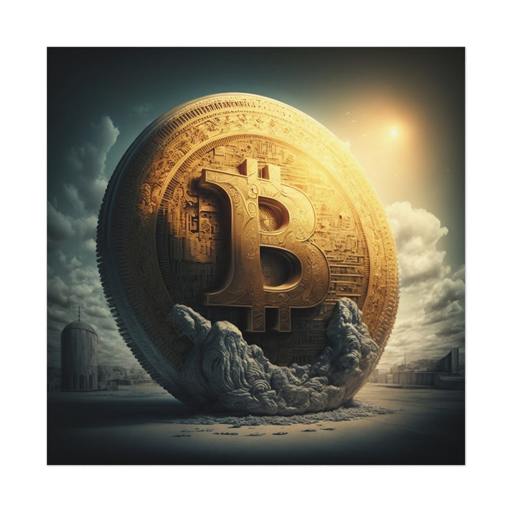 Bitcoin Megalith Poster