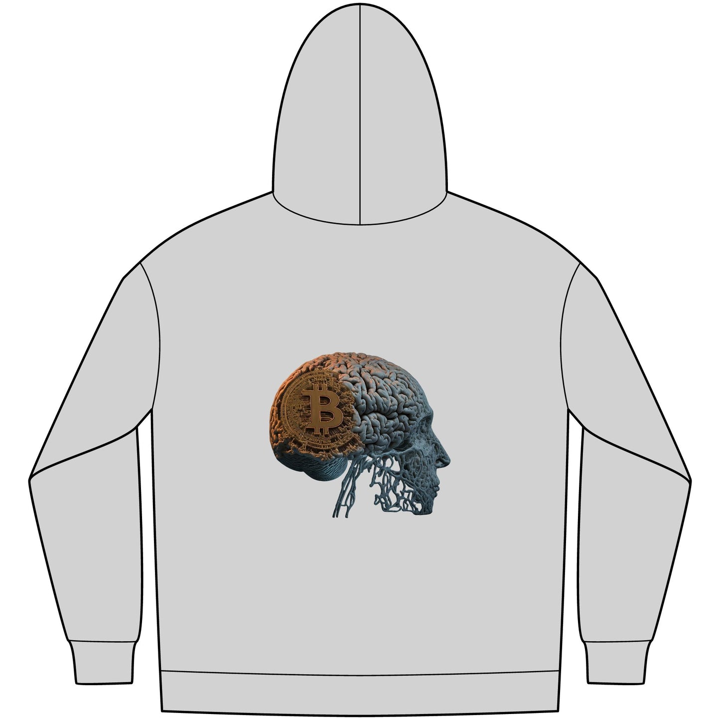 Bitcoin Brain Hoodie - By District