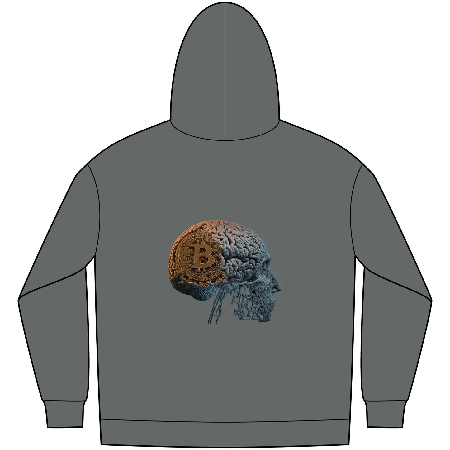 Bitcoin Brain Hoodie - By District