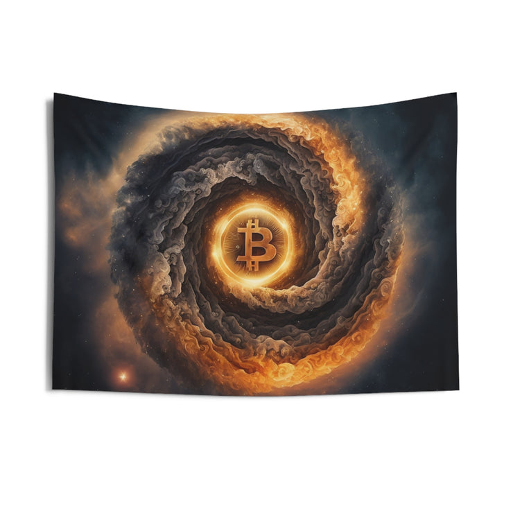 Bitcoin Galaxy Wall Tapestry