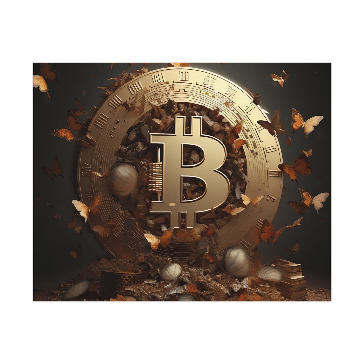 Bitcoin Metamorphosis Poster