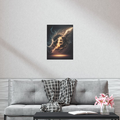 Bitcoin Lightning Poster