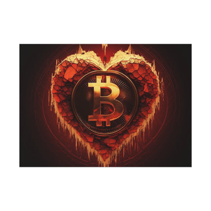 Love Bitcoin Poster