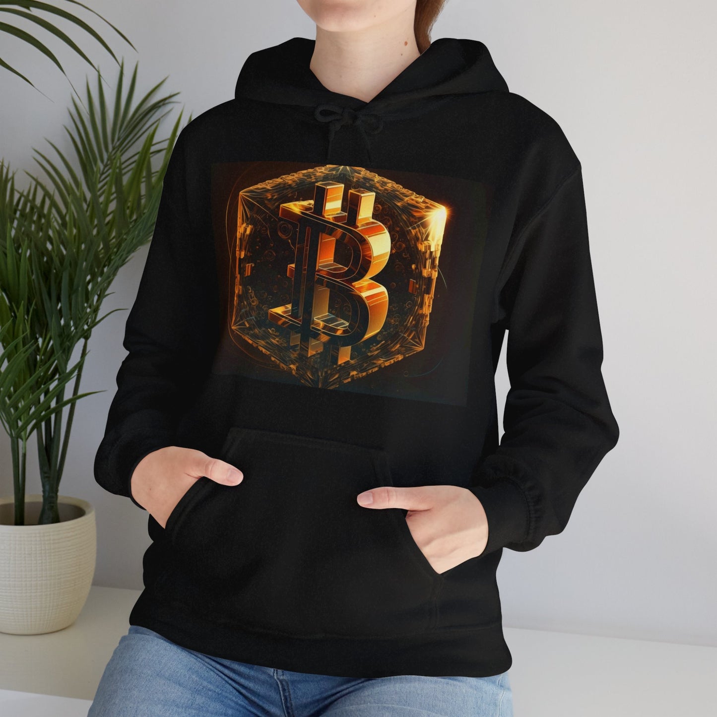 4th Golden Cube of Bitcoin Hoodie