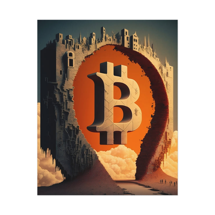 Walled City of Bitcoin Poster