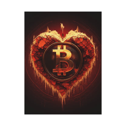 Love Bitcoin Poster