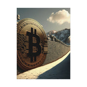 Great Wall of Bitcoin Poster