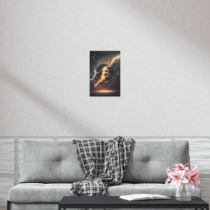 Bitcoin Lightning Poster