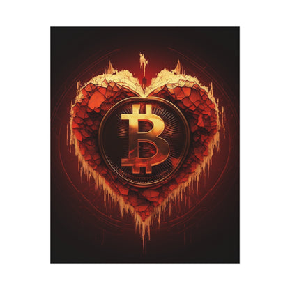 Love Bitcoin Poster