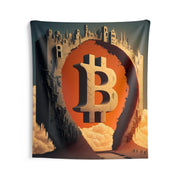 Walled City of Bitcoin Wall Tapestry