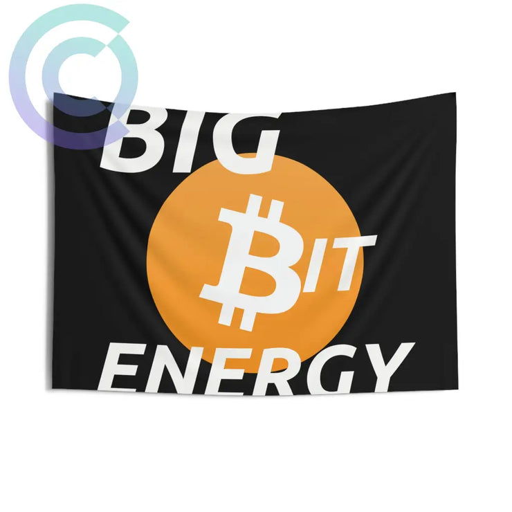 Big Bit Energy Wall Tapestry 36 × 26 Home Decor