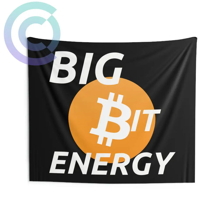 Big Bit Energy Wall Tapestry 80 × 68 Home Decor