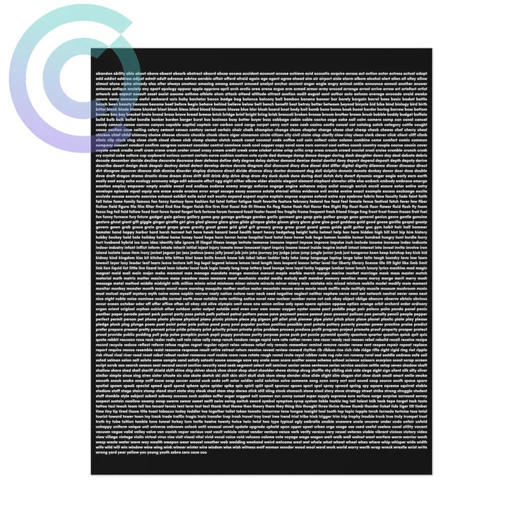 Bip-39 Poster 16 X 20 (Vertical) / Uncoated
