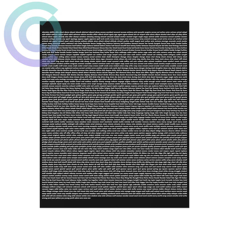 Bip-39 Poster 8 X 10 (Vertical) / Uncoated