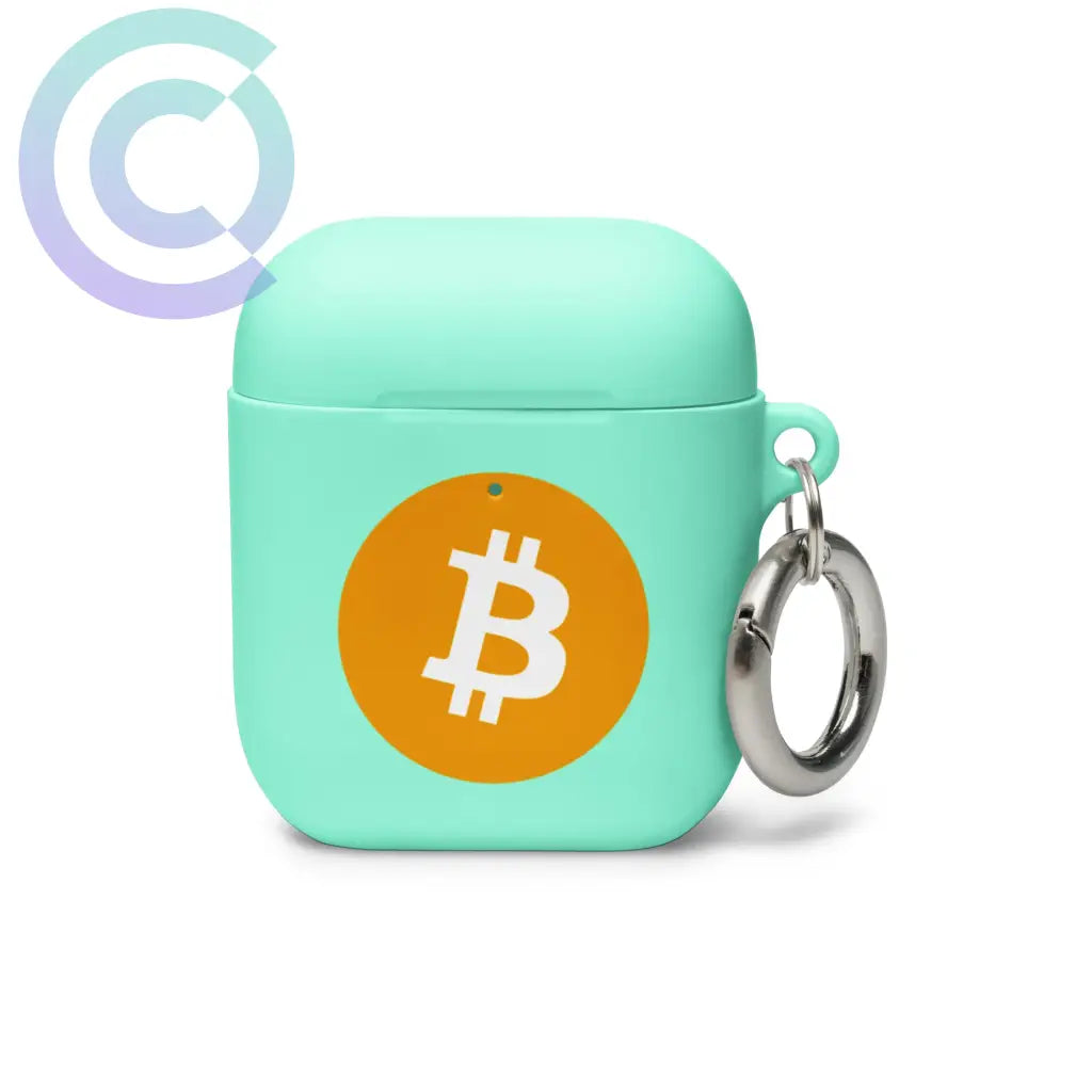 Bitcoin Airpods Case Mint /