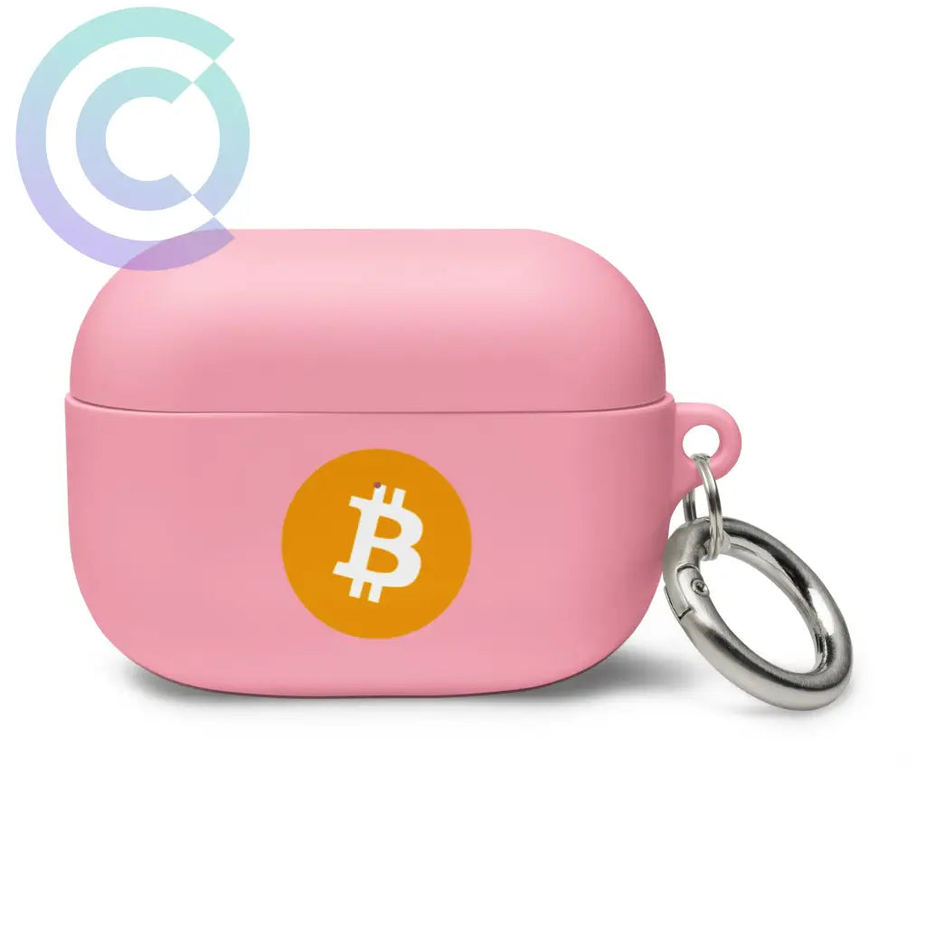 Bitcoin Airpods Case Pink / Pro