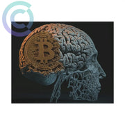 Bitcoin Brain Poster 10 X 8 (Horizontal) / Uncoated