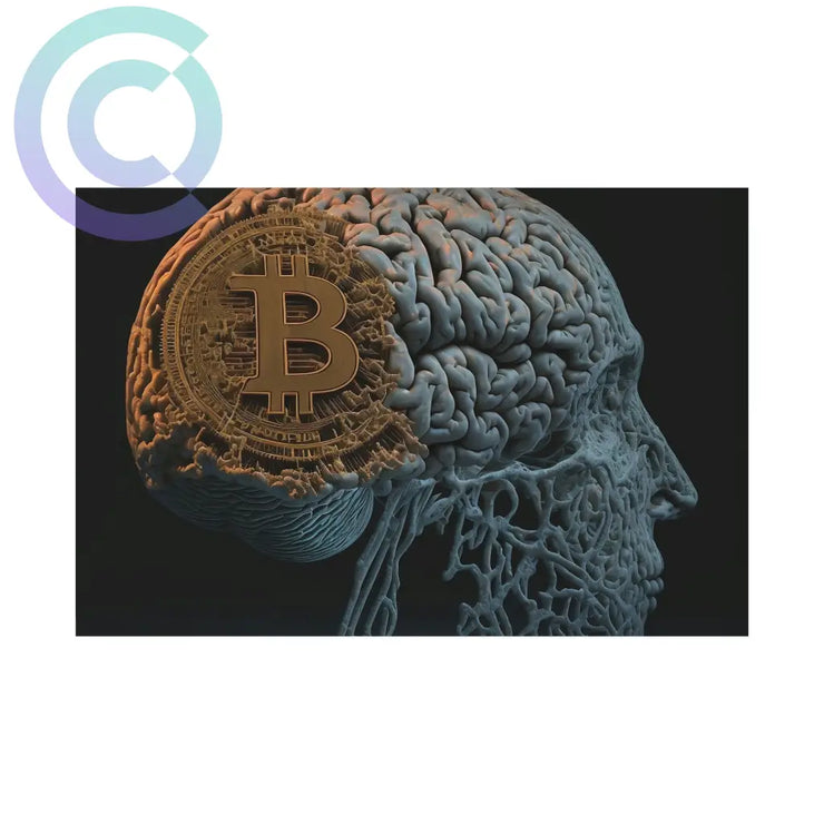 Bitcoin Brain Poster 18 X 12 (Horizontal) / Uncoated