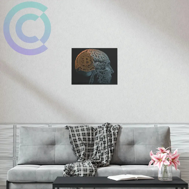 Bitcoin Brain Poster