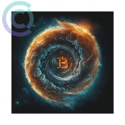Bitcoin Milkyway Poster 16 X (Square) / Uncoated