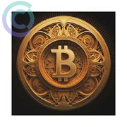 Bitcoin Shrine Poster 11 X (Square) / Uncoated
