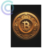 Bitcoin Shrine Poster 5 X 7 (Vertical) / Uncoated