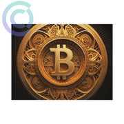 Bitcoin Shrine Poster 8 X 6 (Horizontal) / Uncoated