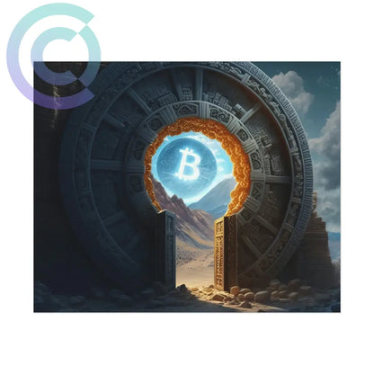 Bitcoin Stargate Poster 11 X 9 (Horizontal) / Uncoated
