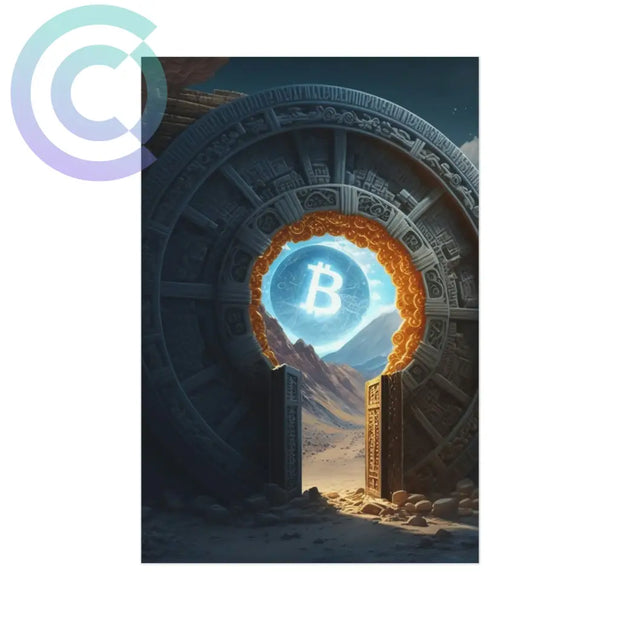 Bitcoin Stargate Poster 12 X 18 (Vertical) / Uncoated