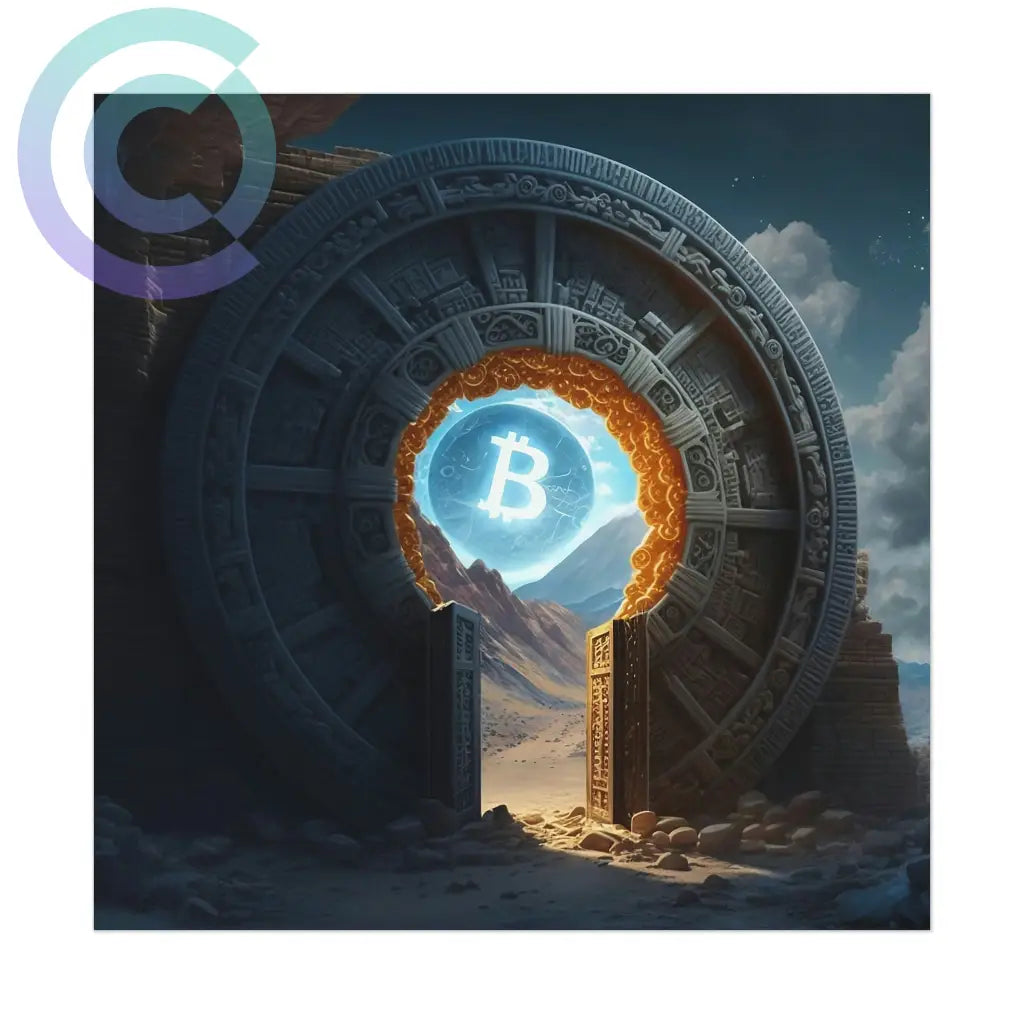 Bitcoin Stargate Poster 16 X (Square) / Uncoated