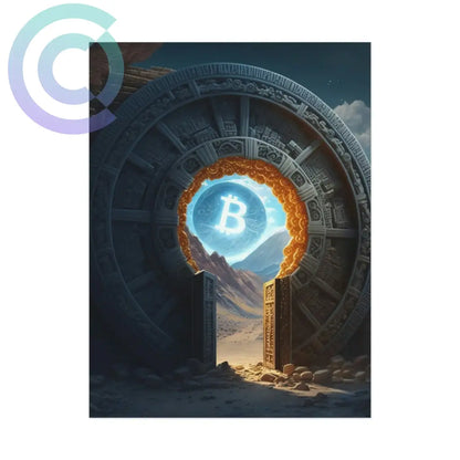 Bitcoin Stargate Poster 6 X 8 (Vertical) / Uncoated