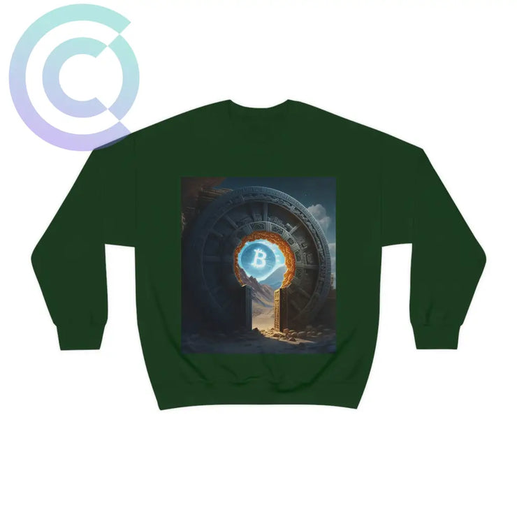 Bitcoin Stargate Sweatshirt S / Forest Green