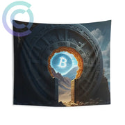 Bitcoin Stargate Wall Tapestry 104 × 88 Home Decor