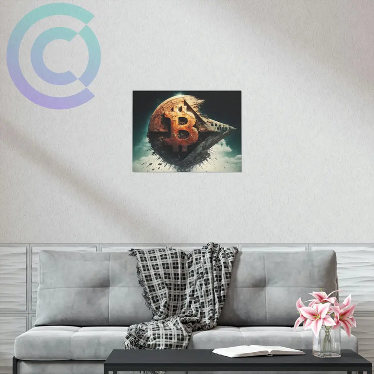 Bitcoin Starship Poster