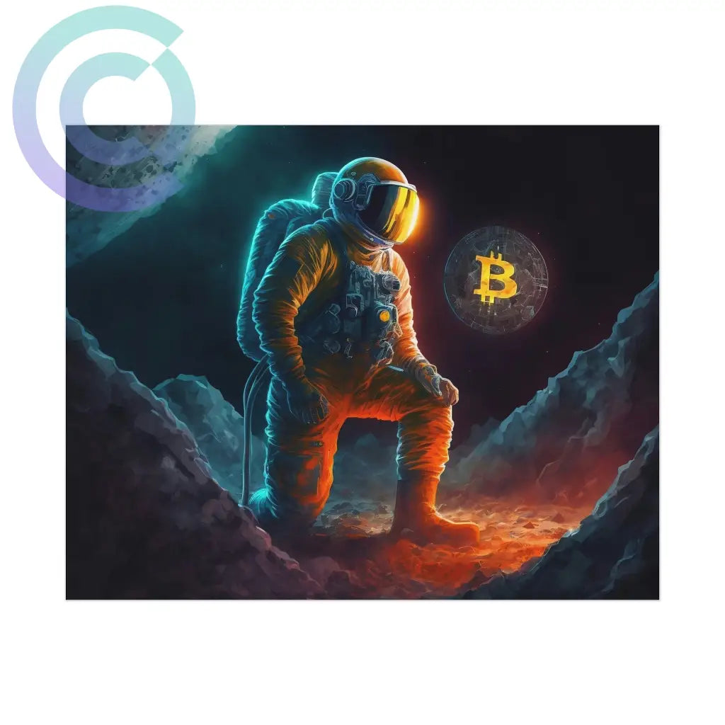 Bitcoinaut Poster 10 X 8 (Horizontal) / Uncoated