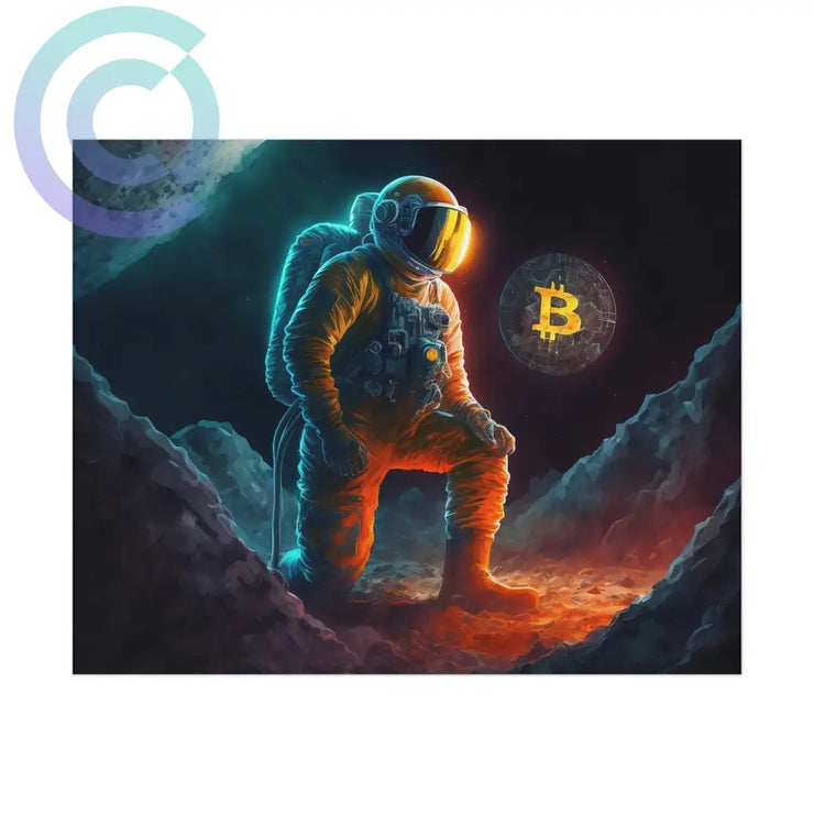 Bitcoinaut Poster 20 X 16 (Horizontal) / Uncoated