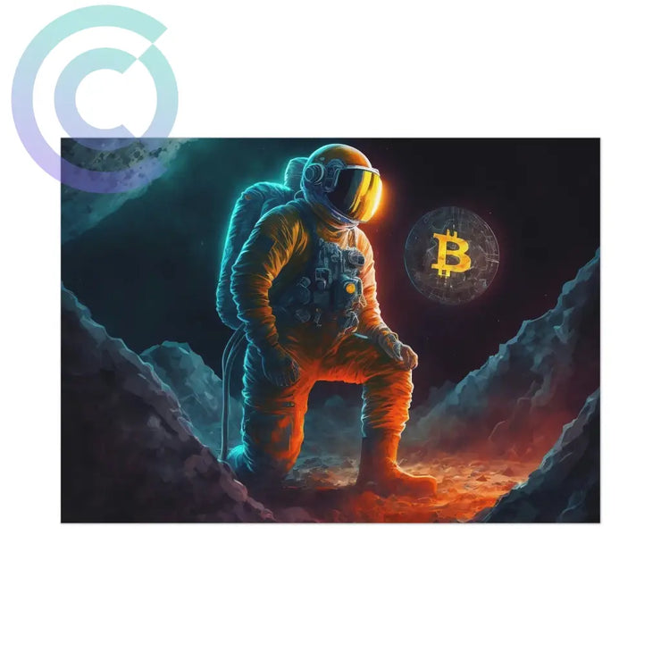 Bitcoinaut Poster 7 X 5 (Horizontal) / Uncoated