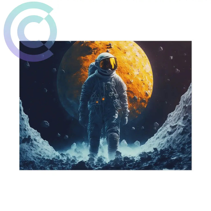 Bitcoinaut Poster 8 X 6 (Horizontal) / Uncoated