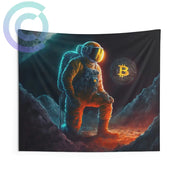 Bitcoinaut Wall Tapestry 60 × 50 Home Decor