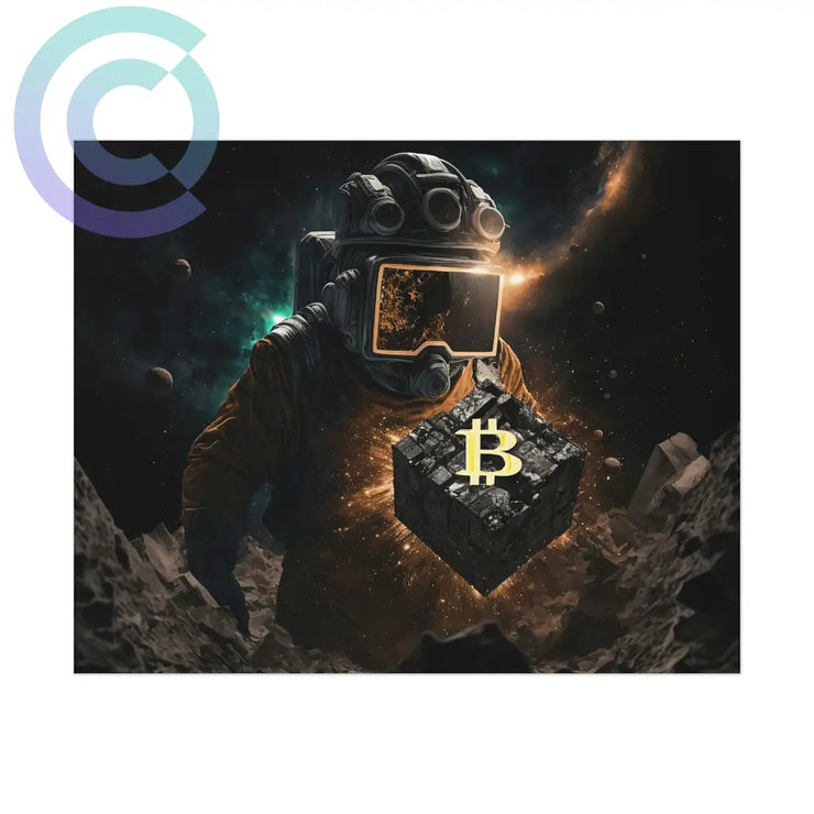 Genesis Block Poster 10 X 8 (Horizontal) / Uncoated